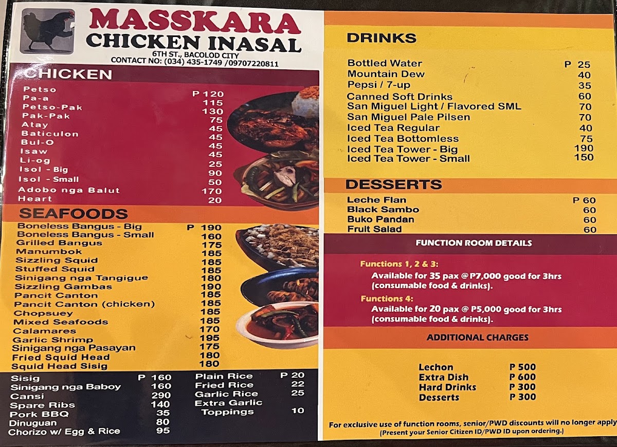 Masskara Chicken Menu - Image 2